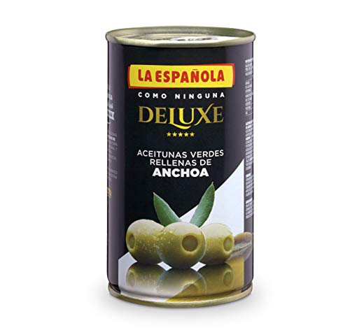 Pack 12 uds. Aceitunas Rellenas de Anchoa Deluxe 150gr