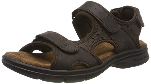 Panama Jack Salton Basics, Sandalias con Punta Abierta Hombre, Marrón (Marron C1), 43 EU