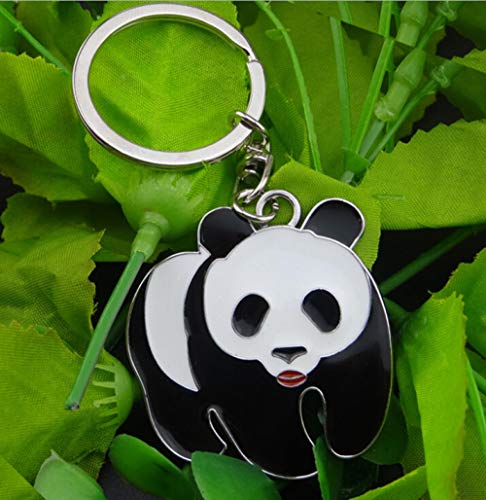 Panda Llavero Lindo Panda Llavero para Bolso Coche Llavero Turismo Recuerdo Regalos llaveros-5