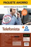 Paquete Ahorro y Test online GRATIS Telefonista del Servicio Andaluz de Salud. Ahorra 57 € (incluye Temario común; Temario específico volúmenes 1 y 2; 1700 test online gratis y acceso a Curso Oro)