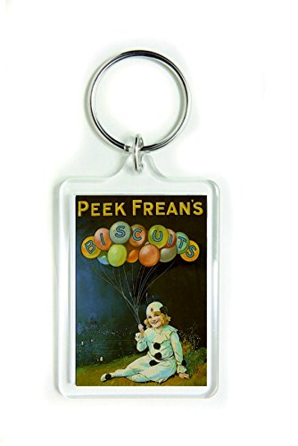 Peek frean's - Llavero acrílico con forma de globo de payaso