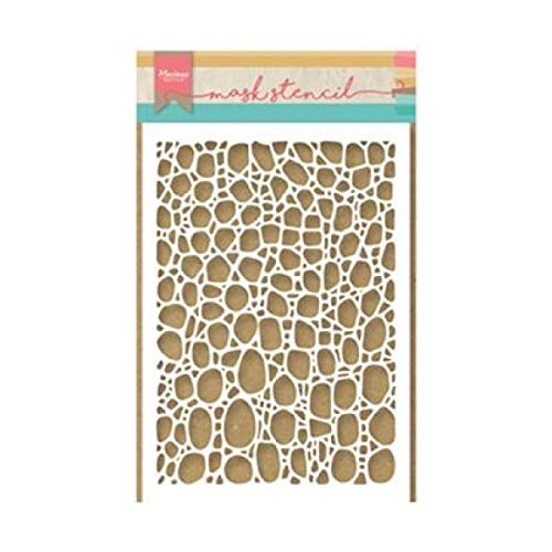 Plantilla de Máscara de Marianne Design, Piedras de Adoquín, para Scrapbooking, Crear Tarjetas y Otras Manualidades con Papel