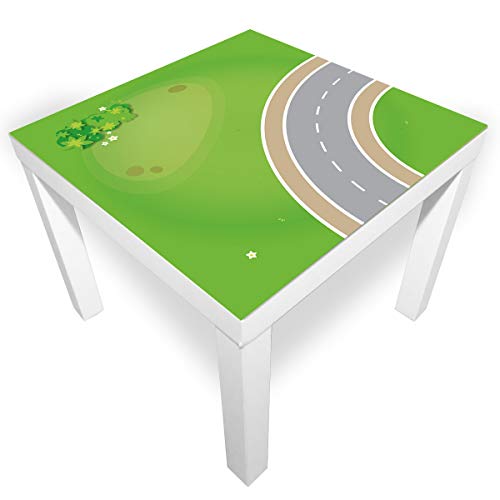 Playmatt - Alfombra de juegos para mesa o suelo, diseño de cruz de calle, sin sustancias nocivas, antideslizante, lavable, 55 x 55 cm, se adapta perfectamente a la mesa de Ikea , color/modelo surtido