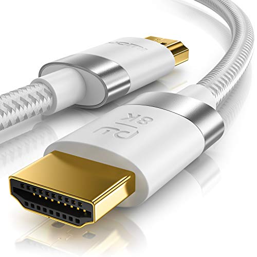 Primewire - Cable Premium HDMI 2.1 – 0,5 m - Alta Velocidad Ethernet - 8K @120 Hz (con DSC) - 7680 x 4320 - UHD II - HDMI 2.1 2.0a 2.0b - 3D – HDR - ARC – Compatible BLU Ray PS4 PS5 Xbox