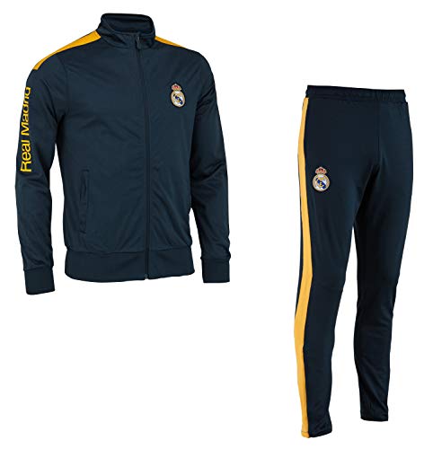 Real Madrid Chándal Training fit Chaqueta + Pantalones Colección Oficial - Niño 8 años