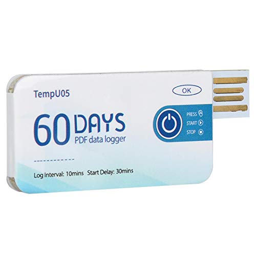 Registrador de datos de temperatura USB de alta precisión y duradero estándar de amplio rango Registrador de temperatura para exteriores para transporte para la industria(TempU05)