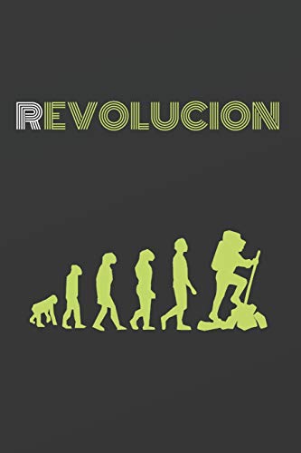 REVOLUCIÓN: CUADERNO DE NOTAS. CUADERNO DE APUNTES, DIARIO O AGENDA. REGALO ORIGINAL PARA MONTAÑEROS.