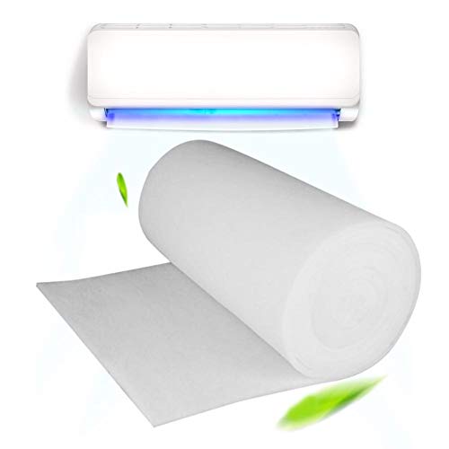 Rlorie Filtro De Aire Acondicionado - 100 Cm X 100 Cm X 3 Mm Filtro De Aire con Carbón Activado Purificador De Agua Prefiltro Polvo, 3 Mm De Espesor Noble