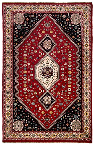 RUG CENTRE Alfombra Persa con diseño clásico, Hecha a Mano, con Nudos de Lana, Color marrón, 256 x 170 cm