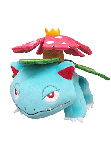 Sanei Boeki Pokemon All Star Collection Plush Doll Peluche Plüsch PP94 Venusaur Fushigibana Florizarre Bisaflor (S) Height 14 cm Japan