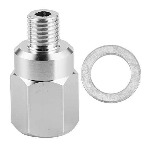 Sensor de temperatura del refrigerante, para el adaptador de sensor de calibre de cambio LS Sensor de temperatura del refrigerante macho M12-1,5 a hembra 3 / 8in-18 NPT