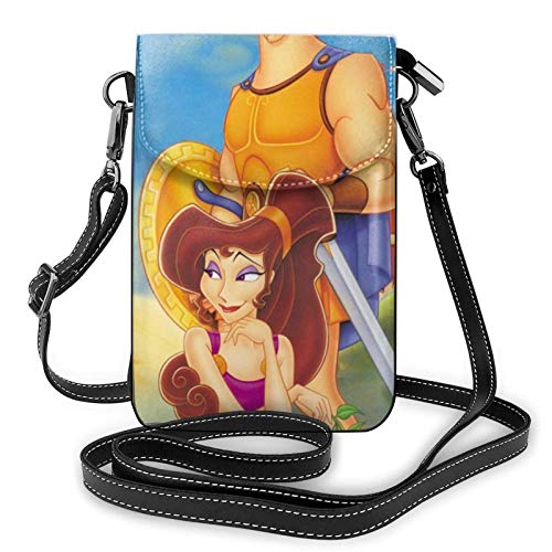 shenguang Her-cul-ES dessin animé léger petits sacs à bandoulière en cuir sacs à main pour téléphone portable pochette de voyage sac à bandoulière portefeuille avec fentes pour cartes de cré