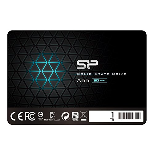Silicon Power Ace A55 - SSD Disco Duro Sólido Interno 1 TB, 2.5", SATA III, 6 Gbit/s(3D NAND)