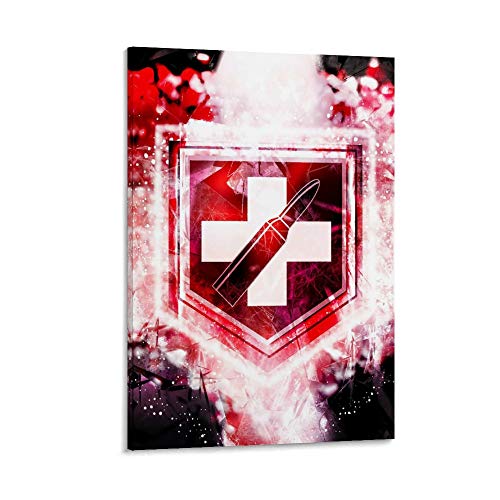 SSKJTC Pictures Arts Craft for Home Wall Decor Gift Call of Duty World at War Juggernog Perk - Impresión artística para pared de baño (60 x 90 cm)