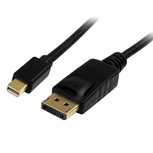 StarTech.com MDP2DPMM1M - Cable Adaptador para Monitor Mini DisplayPort 1.2 Macho a DisplayPort Macho, 1 m