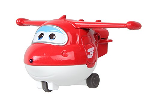 Super Wings Die-cast Jett Metal vehículo de juguete - vehículos de juguete (Metal, Azul, Rojo, Color blanco, 4 año(s), 9 año(s), Niño/niña, 75 g)