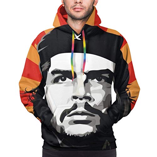 Tengyuntong MaYouCong Sudaderas con Capucha, Che Guevara Sudaderas con Capucha Impresas en 3D para Hombre Sudaderas con Capucha de Moda