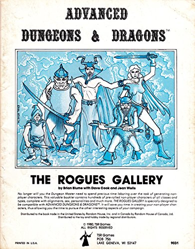 The Rogues Gallery: A Compendium of Non-Player Characters for Advanced Dungeons & Dragons