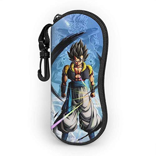 TURFED Estuche para gafas de sol y anteojos Dragonball Soporte para gafas con cremallera duradero con clip de cinturón-50U