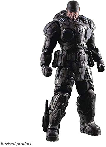 UanPlee-SC Personajes de Anime Gears of War: Marcus Fenix Play Arts Kai Figura De Acción - Alto Aproximadamente 10.6 Pulgadas XL303