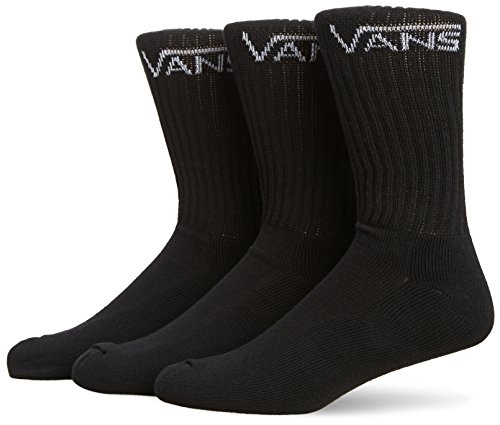 Vans Herren Socken Classic Crew, 3er Pack, Gr. EU 42.5-47, schwarz (Black)