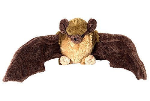 Wild Republic- CK Mini murciélago café de Peluche, 20 cm (12291)