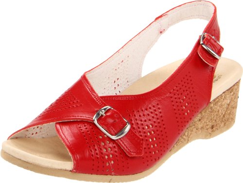 Worishofer Sandalia 251 para mujer, rojo (Rojo), 37 EU