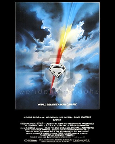 worldphotographs Superman The Movie (1978) - Póster (10 x 8 cm)