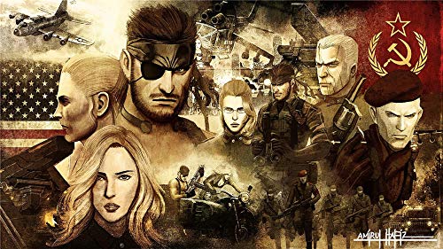 XHJY Metal Gear Solid V El Dolor Fantasma Rompecabezas para Adultos Juego Educativo Rompecabezas Juguetes para Adultos Y Niños Rompecabezas Este Es Un Buen Regalo para Amigos-500 Piezas（52 x 38 cm）