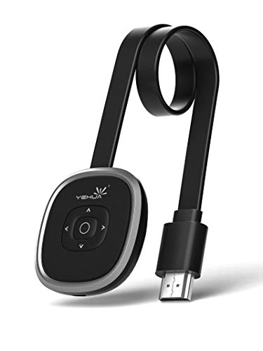 YEHUA 5G/2.4G Adaptador de Pantalla Inalámbrico HDMI, 4K Miracast Airplay Dongle Adaptador Soporte Miracast DLNA AirPlay para Android/iOS/Windows/MacOS