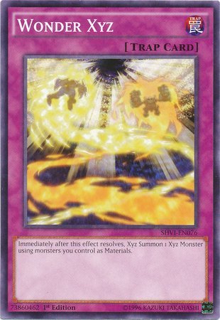 Yu-Gi-Oh! - Wonder Xyz (SHVI-EN076) - Shining Victories - 1st Edition - Common by Yu-Gi-Oh!