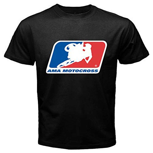 59 AMA Motocross Racing Logo - Camiseta negra para hombre