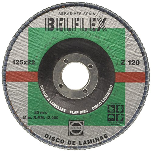 Abratools - Disco laminas belflex diámetro 125x22mm grano zn120