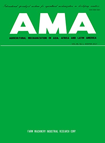 AMA Vol.48 No.1: AGRICULTURAL MECHANIZATION IN ASIA, AFRICA AND LATIN AMERICA (English Edition)