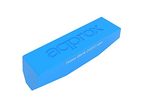 Approx APPPB22EVLB - Cargador Universal con batería Externa de 2200 mAh, Color Azul