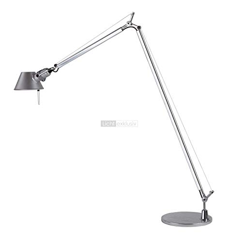 Artemide A013900 Tolomeo - Lámpara de pie, Aluminio, Altura máxima de la extensión:167 cm