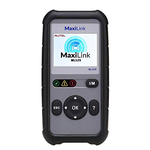 Autel ML529 Maxilink OBD2 Lector de código Herramienta de diagnóstico de Coche escáner OBDII Apagado Motor luz Mil (Mejorado Autolink AL519), ML519