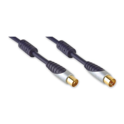 Bandridge SVL8707 - Cable coaxial (7,5 m, 1x Coax, 1x Coax, Male connector/Female connector, Negro)