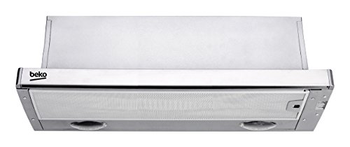 Beko CTB 6250 XH De techo Acero inoxidable 420m³/h E - Campana (420 m³/h, Canalizado/Recirculación, E, g, C, 69 dB)