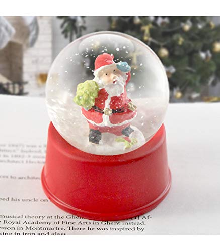 BigBuy Christmas Bola de Nieve de Papa Noel 143800