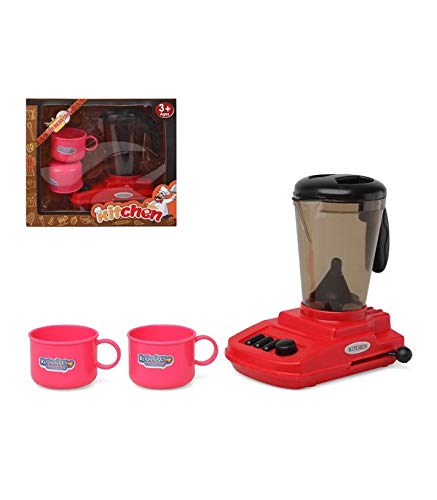 BigBuy Fun- Batidora de Vaso Kitchen Rojo 118606 (S1123473)