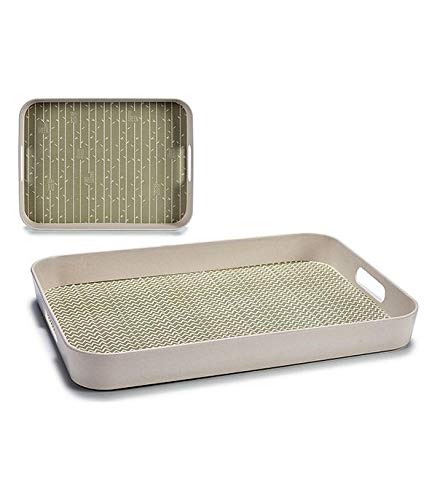 BigBuy Home Bandeja Bambú (31 X 4,5 X 40,5 Cm)