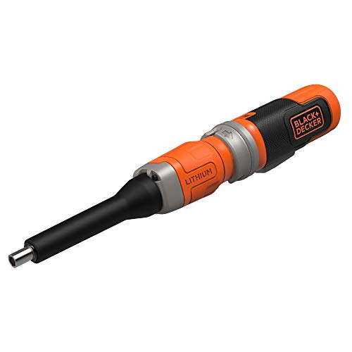 BLACK+DECKER BCF602C-QW - Atornillador de Eje Extensible 3.6V, 5.5 NM, batería de Litio 1.5Ah integrada