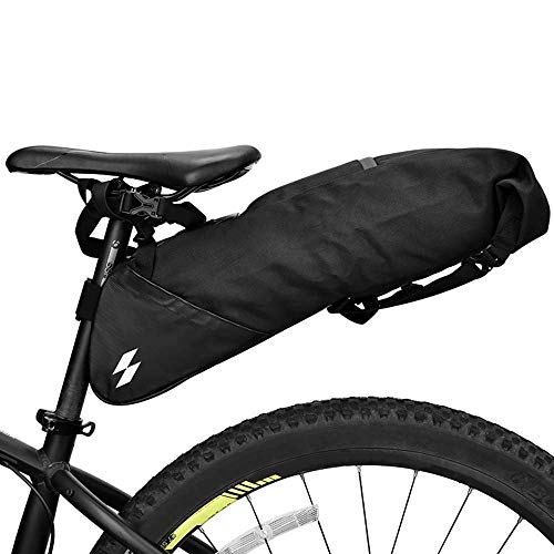 Bolsa cuadro de la bicicleta Bike Bag Bolsa bici del Pannier de almacenamiento portaequipajes cesta de montaña camino de la bicicleta de una silla Bolso Parrilla de Tronco Bolsas bastidores Z de almac