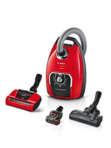 Bosch Electroménager BGL8PET2 Aspirador con Bolsa Pro Animal, 650 W, 72 Decibeles, Rojo