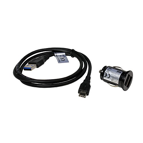 Cable USB 3.0 y Cargador Coche para Poco M3, 2100mA