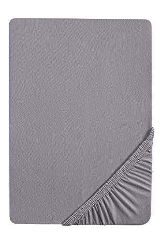 Castell 77113/018/087 - Sábana bajera ajustable elástica para cama, Gris Oscuro, 90 x 190 cm - 100 x 200 cm