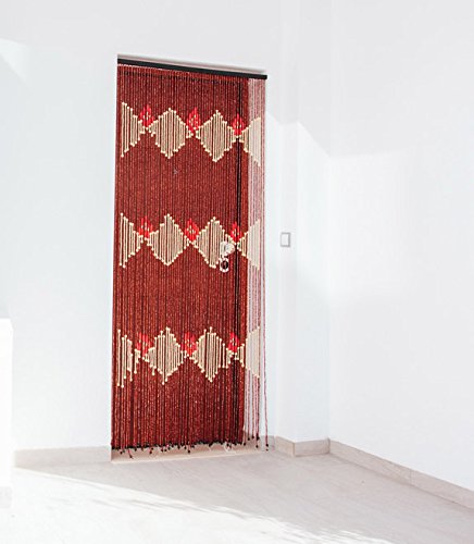 Catral Tonkin Cortina para Puerta, Multicolor, 1x90x200 cm