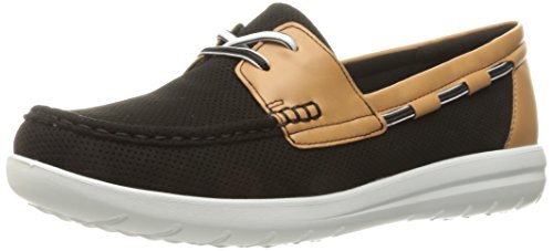 Clarks Jocolin Vista - Zapatillas de Barco para Mujer, Color Negro, Talla 40 EU