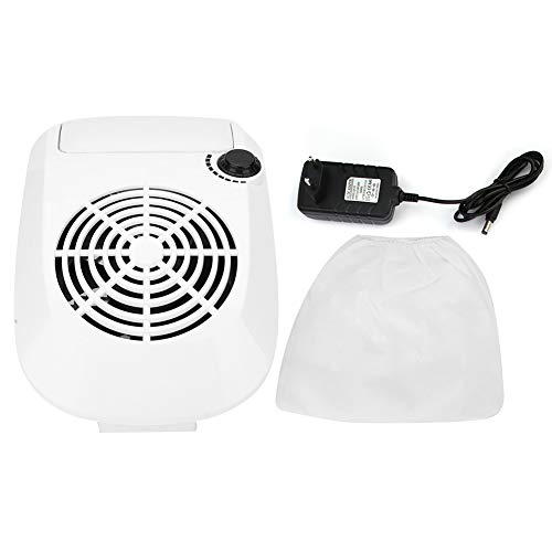 Colector de polvo para uñas 40 W Aspirador profesional de alta potencia para uñas Art Colector de polvo para uñas Filtro de uñas Ventilador para aspiradora(Unión Europea)